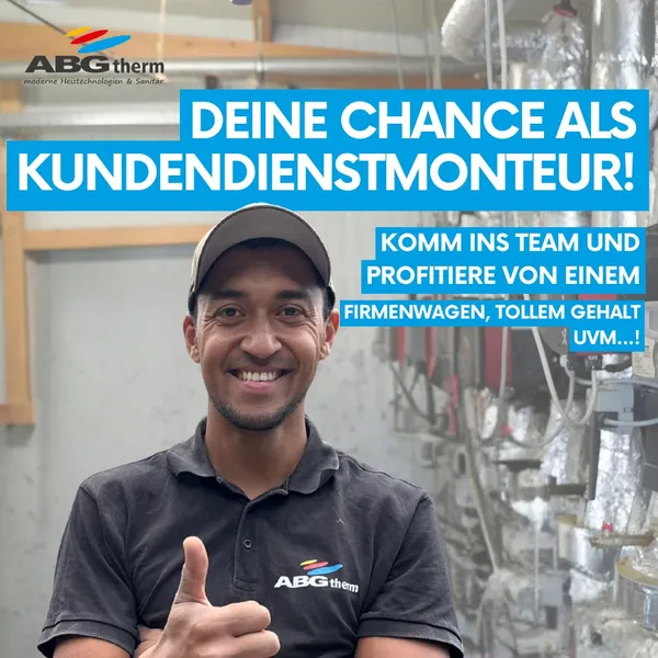 DEINE CHANCE BEI ABGTherm – als Kundendienstmonteur! – Foto von ABGtherm aus Westerstede
