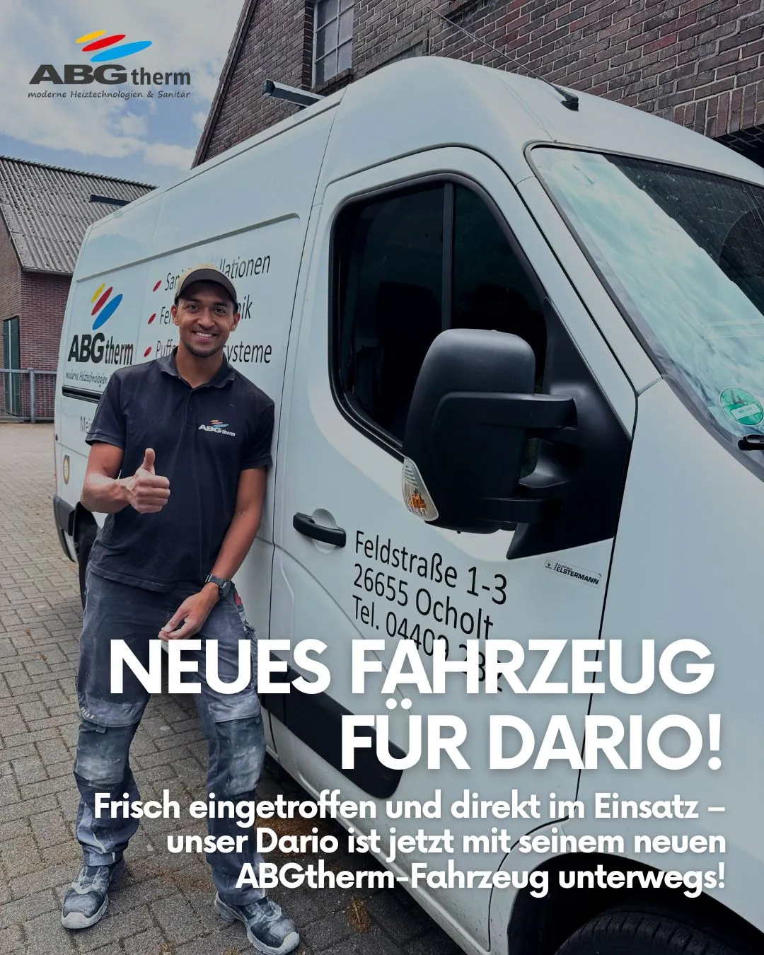 Neues Gefährt für Dario! – Foto von ABGtherm aus Westerstede