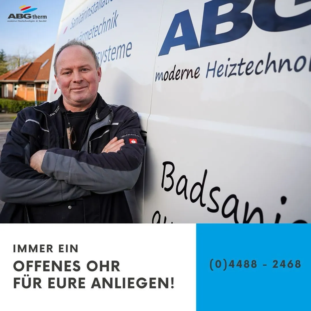 Sie haben Fragen rund um die Themen Sanitär und Heizung? – Foto von ABGtherm aus Westerstede