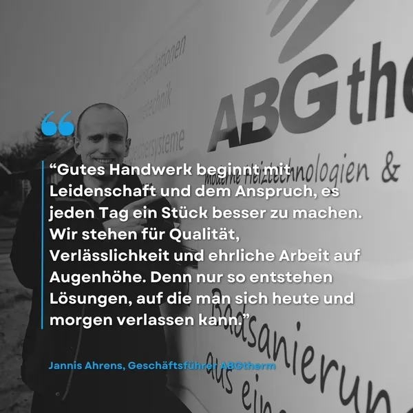 Handwerk, das man spürt – Foto von ABGtherm aus Westerstede