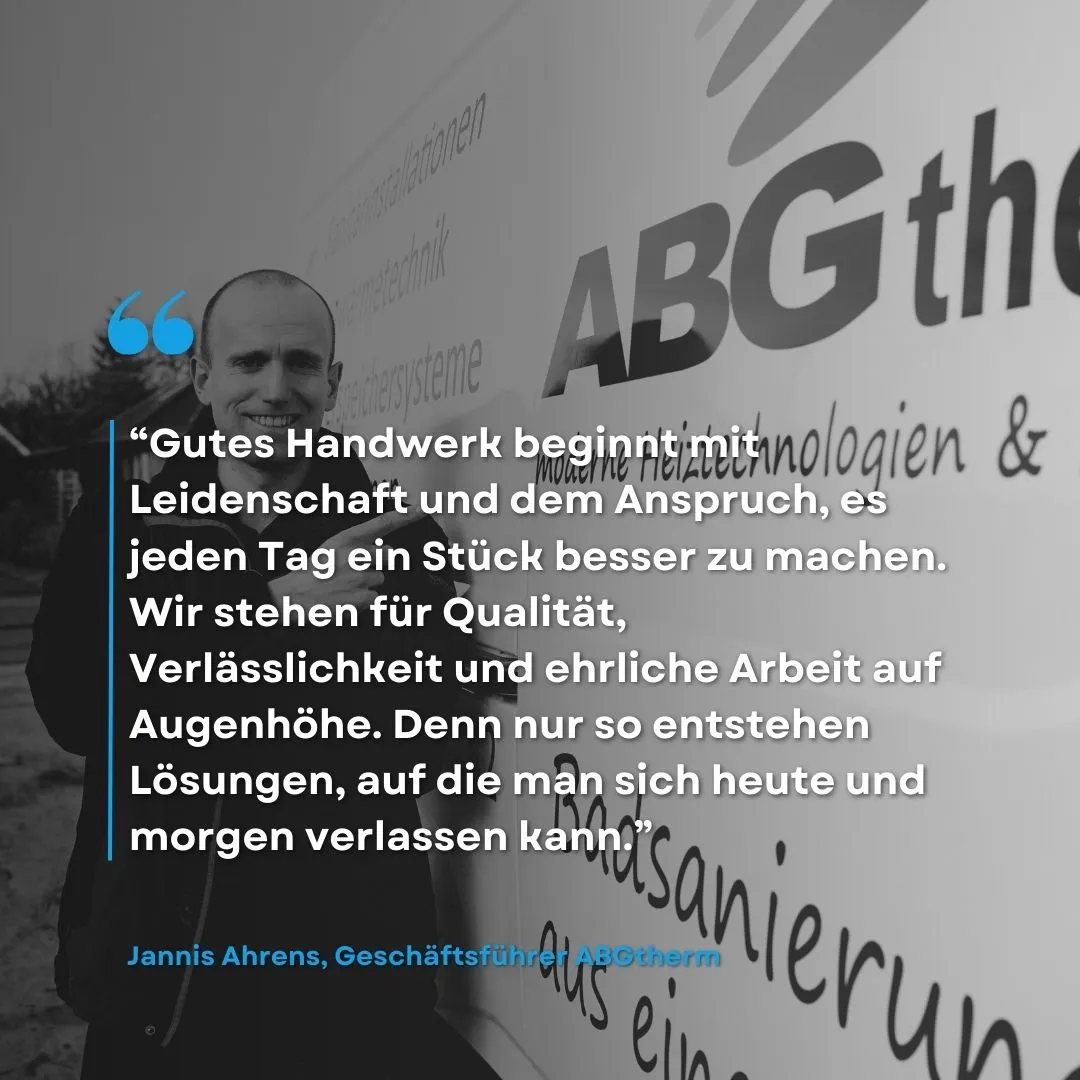 Handwerk, das man spürt – Foto von ABGtherm aus Westerstede