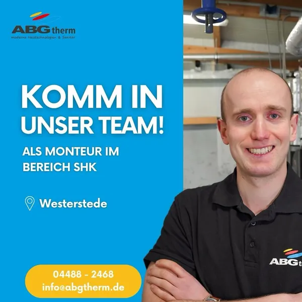 Starte Deine Karriere als Monteur im Bereich – Foto von ABGtherm aus Westerstede