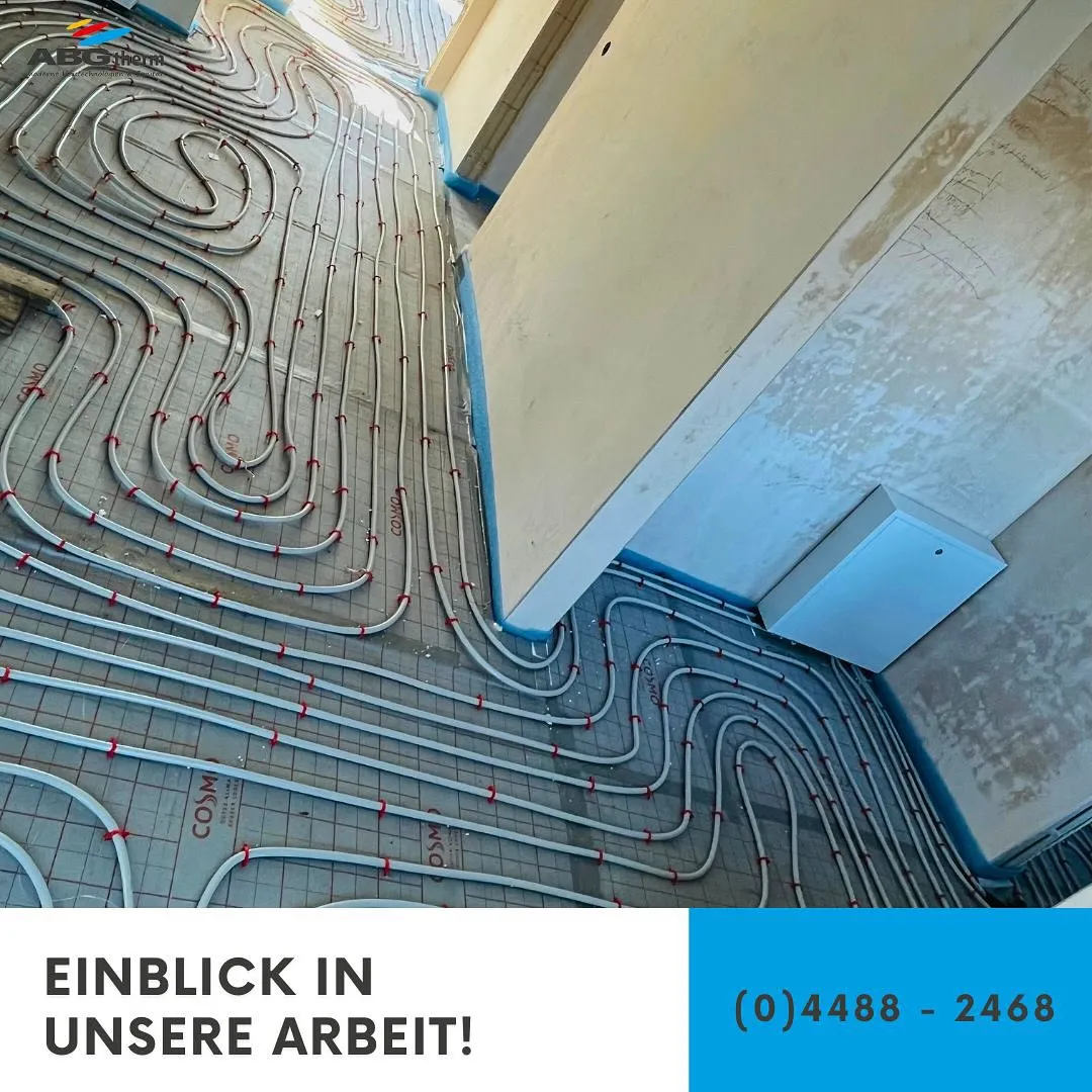 Wir kümmern uns um eure Fußbodenheizung! – Foto von ABGtherm aus Westerstede (Bild 3 von 3)
