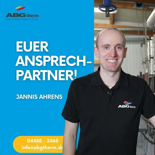 Jannis Ahrens: Ihr Ansprechpartner bei ABGtherm – Foto von ABGtherm aus Westerstede