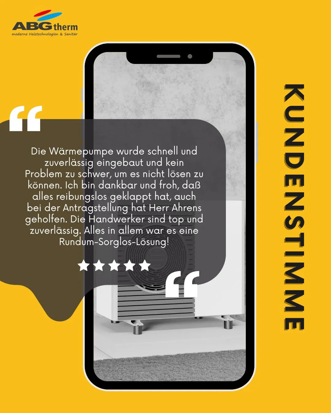 Ob Neuinstallation, Wartung oder Beratung… – Foto von ABGtherm aus Westerstede