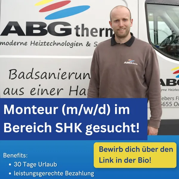 Wir suchen Dich! – Foto von ABGtherm aus Westerstede