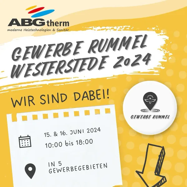Wir sind beim Gewerbe-Rummel dabei! – Foto von ABGtherm aus Westerstede