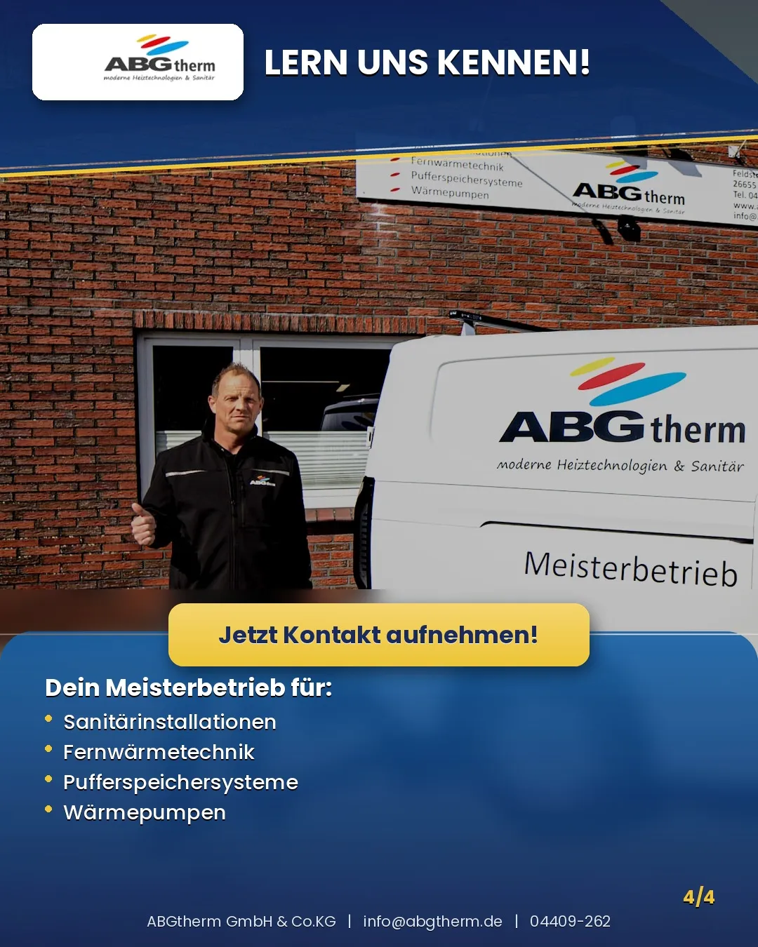 Wer steckt eigentlich hinter ABGtherm? – Foto von ABGtherm aus Westerstede (Bild 4 von 4)