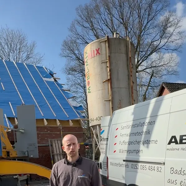 Projekt-Update: Rohbau-Installation im Vier-Parteien-Haus! – Vorschaubild des Videos von ABGtherm aus Westerstede