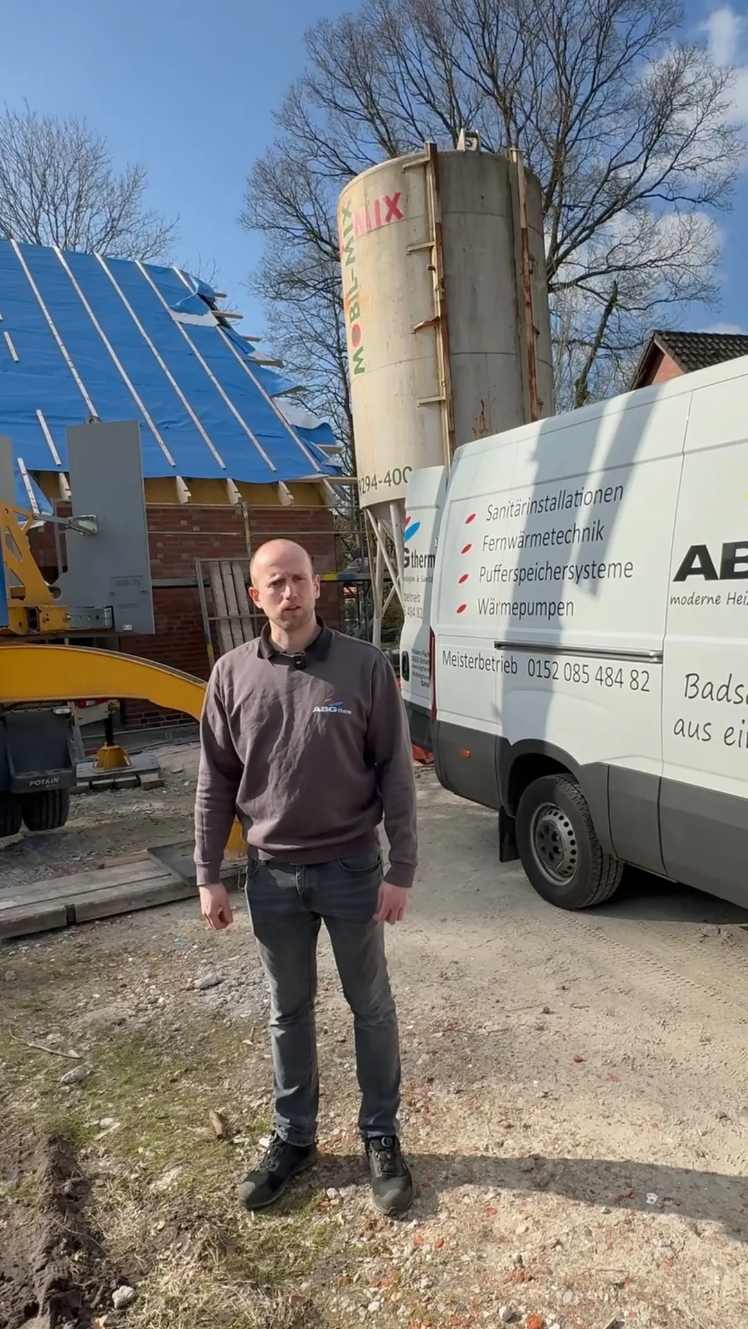 Projekt-Update: Rohbau-Installation im Vier-Parteien-Haus! – Vorschaubild des Videos von ABGtherm aus Westerstede