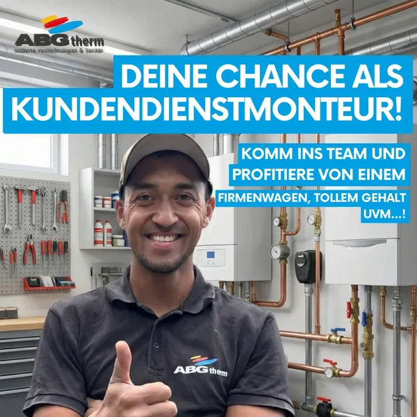 Komm in unser Team und werde SHK-Kundendienstmonteur… – Foto von ABGtherm aus Westerstede
