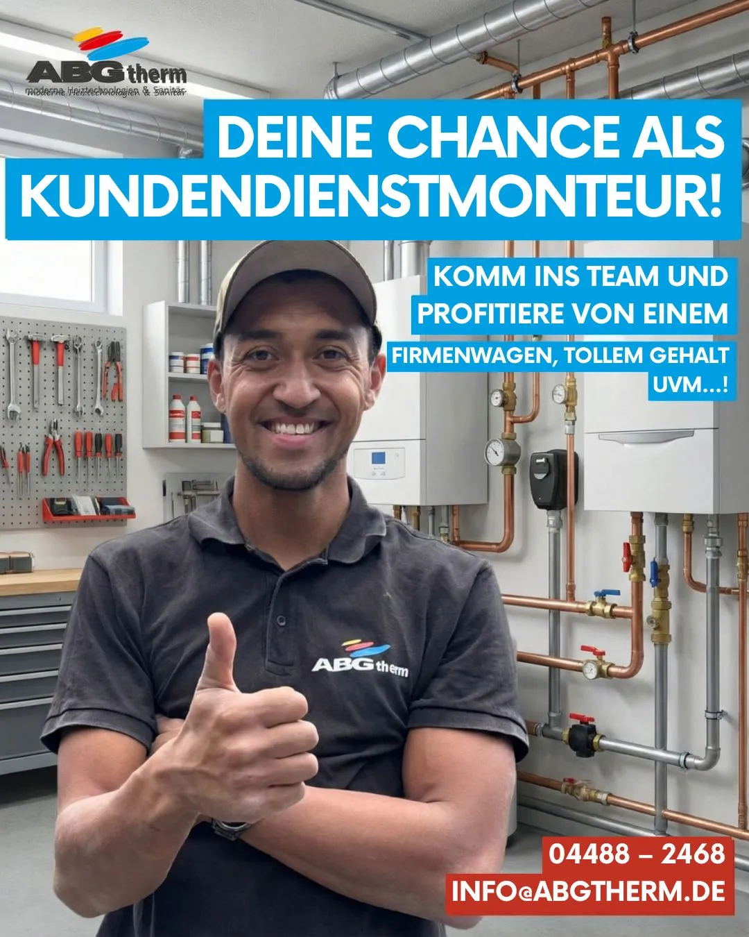 Komm in unser Team und werde SHK-Kundendienstmonteur… – Foto von ABGtherm aus Westerstede